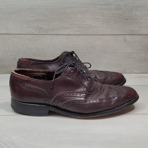 Allen Edmonds Mens 01445 Leather Loafer Dress Oxford shoes sz 9.5D main image 13